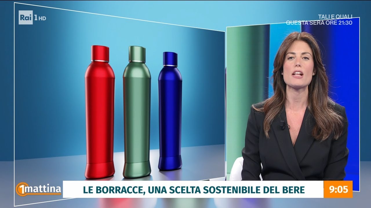 Le borracce: simboli di un’etica green - Unomattina 09/01/2026