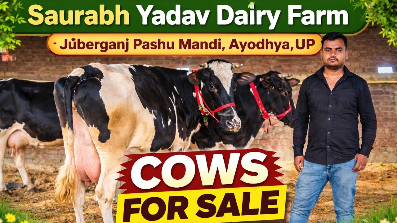 Saurabh Yadav Dairy Farm sohawal Ayodhya UP ll Beautiful cows available for sale 👌