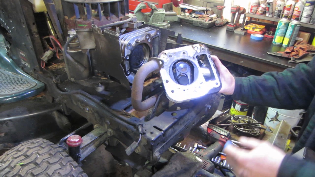 fixing a craftsman tractor with no compression.
