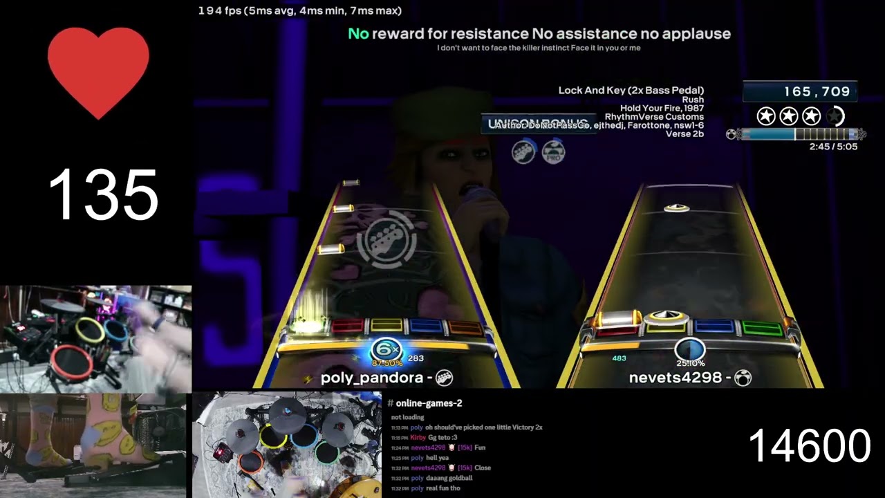 Lock And Key by Rush - Band Ones Rock Band 3 Deluxe RPCS3