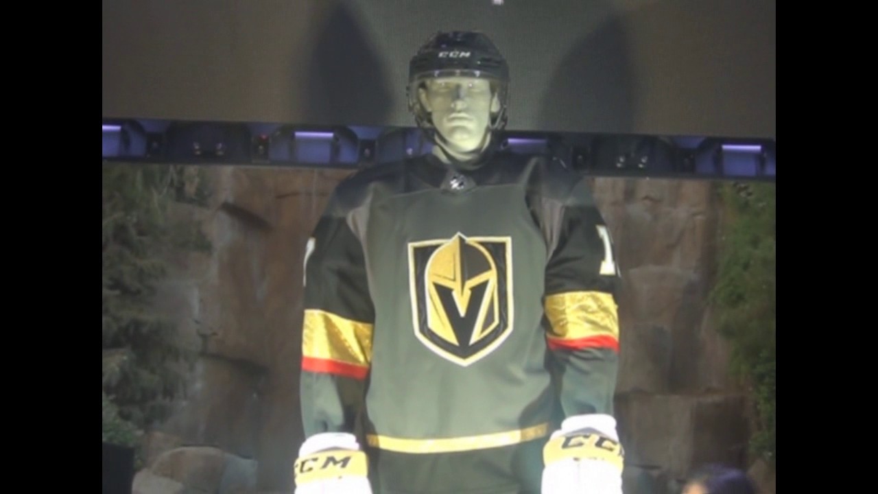 2017 Vegas Golden Knights jersey & unveiling of NHL Jerseys Las Vegas