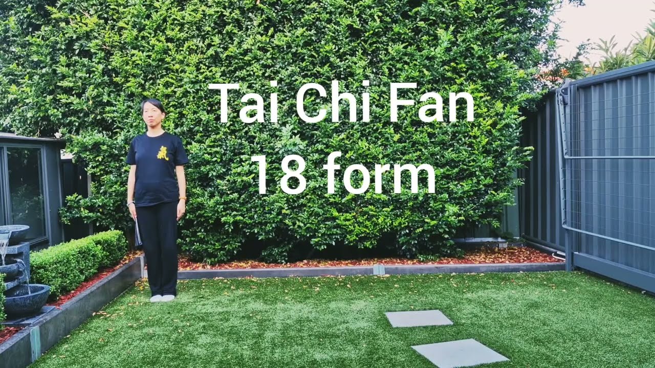Tai Chi Fan 18 form Yang Style @theresaperrywellbeing