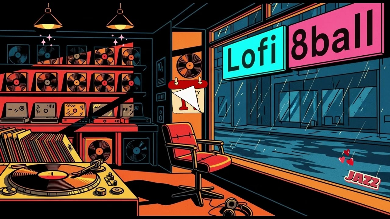 Rainy Night Cool Jazz 🎷 | Lofi Beats for Late Night Souls