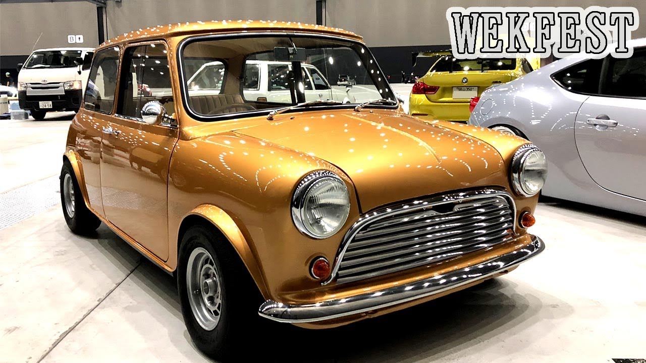 Bechereeの金色ミニをWEKFESTに出展しました！ #classicmini #rovermini #ローバーミニ #ミニ #ビーチェーリー #wekfest #becheree