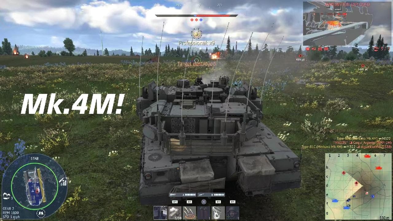 [Warthunder] Merkava Mk 4M Gameplay