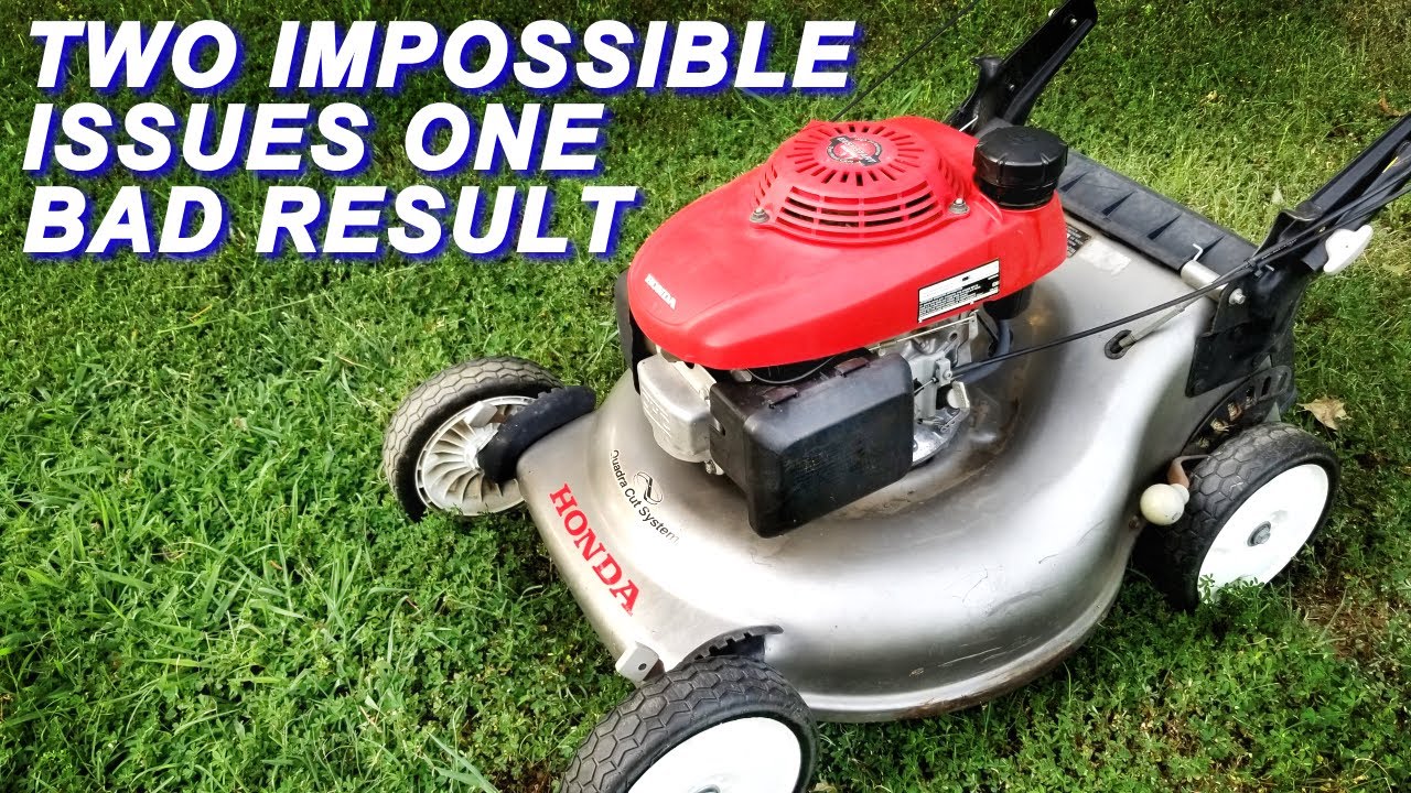 This Honda Mower Would Start And Run But Stop