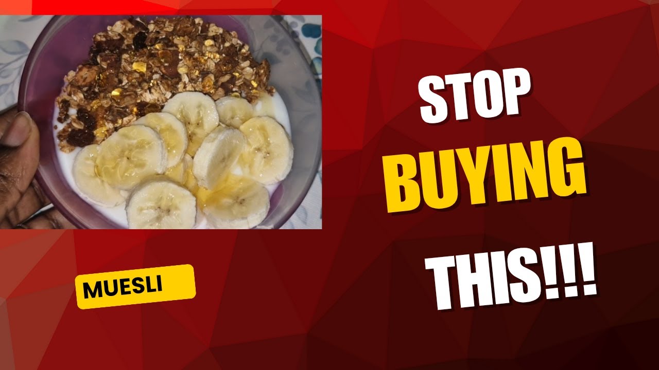 I stopped buying Muesli - i make this healthy homemade one instead