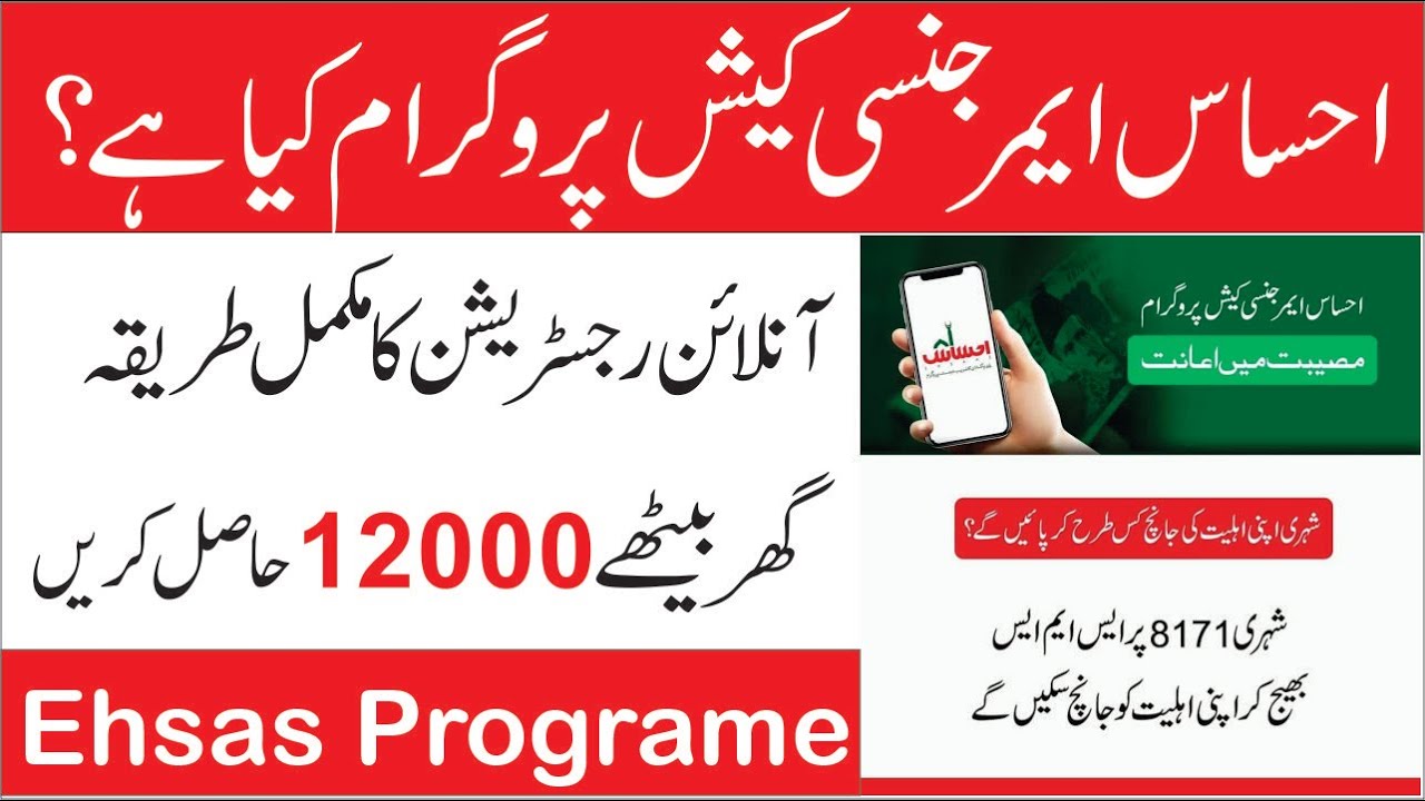 How to Apply For Ehsaas Emergency Cash Program Online || Ehsaas Program Online Free Registration