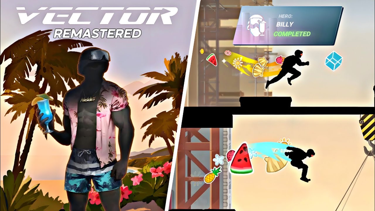 Vector Remastered || Summer Fest Event All Level & New Hero Billy + Cosmetics Gameplay 