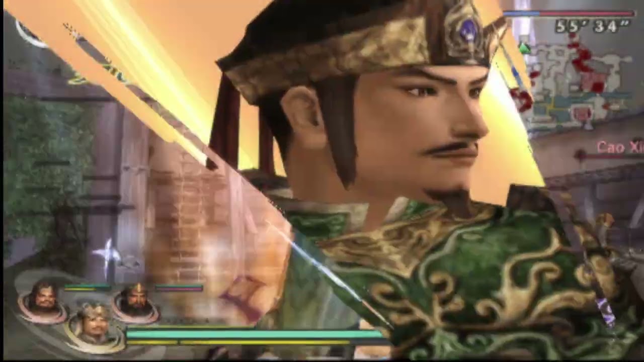 Warriors Orochi 2 Liu Bei,Guan Yu,Zhang Fei gameplay chaos mode