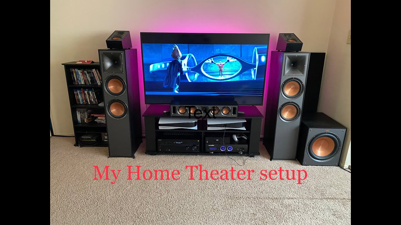 My home theater setup tour