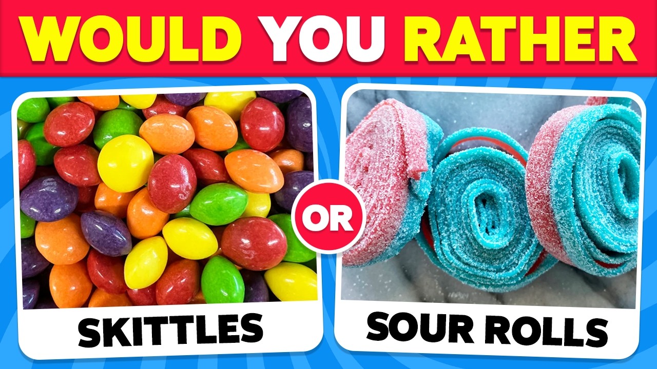 Would You Rather CANDY & SWEETS 🍬🍭 Quiz Blitz