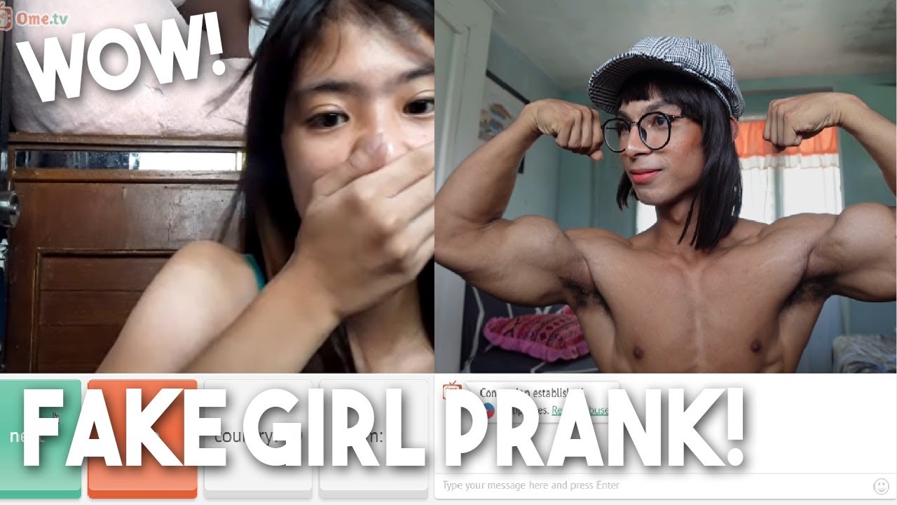 FAKE GIRL PRANK ON OME.TV | PINOY AESTHETICS PRANK!