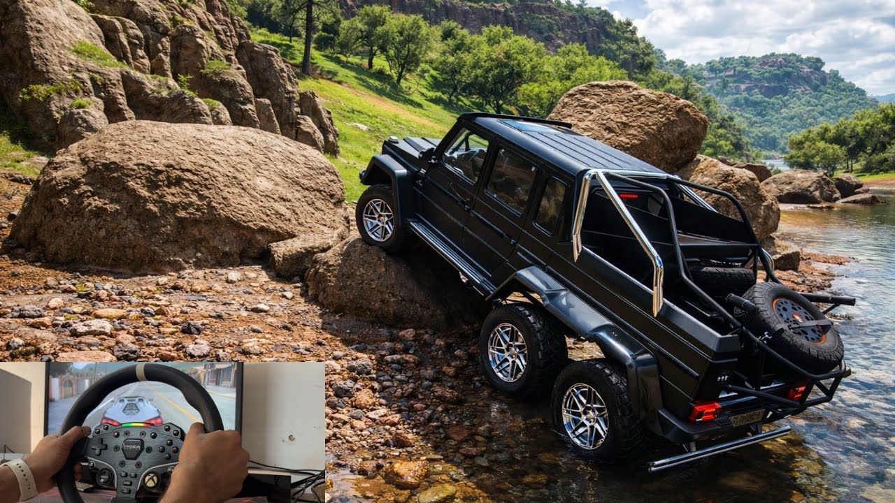 MERCEDES BENZ G 63 AMG 6￼x6 | Forza Horizon 5 | Moza R3 steering wheel 