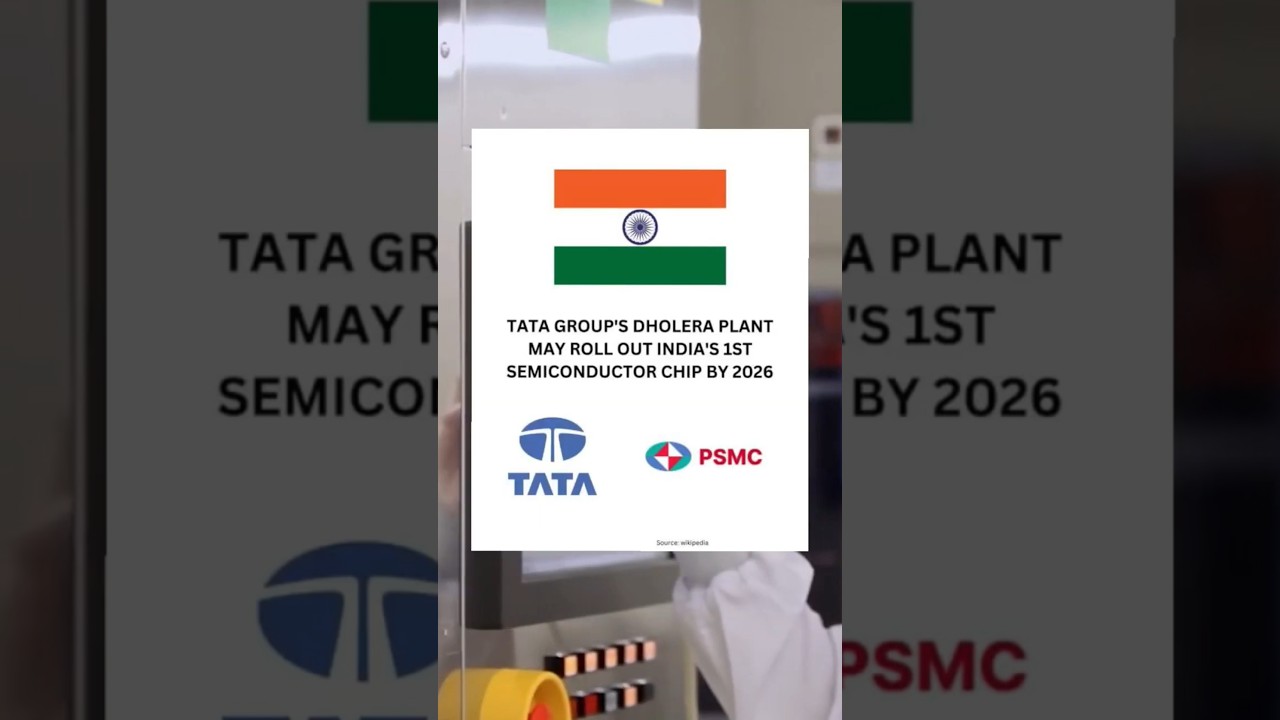 India&rsquo;s Chip Revolution! 🇮🇳💡 PSMC & Tata&rsquo;s $11B Fab in Dholera #Semiconductor #TechNews #MakeInIndia