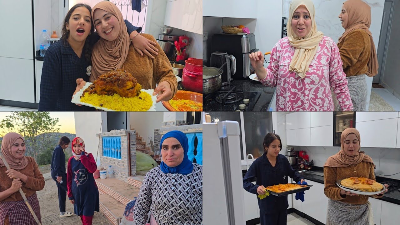 الفرحة كملات والدار بالأميرات تنورات وصال البسطيلا وجدات