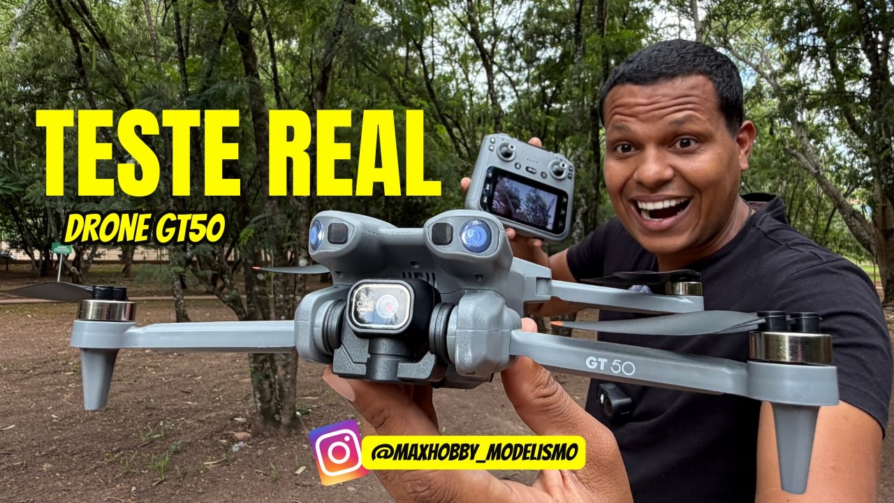 Drone GT50 vale a pena? Teste real e dicas para iniciantes