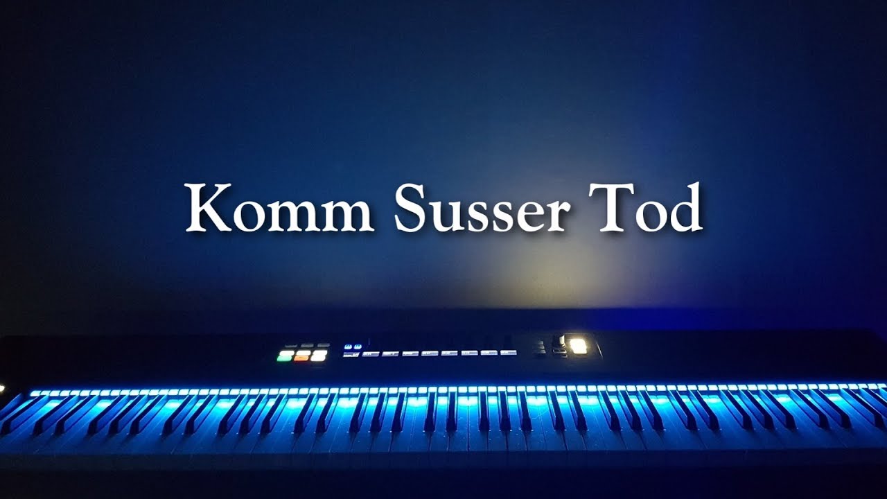 The End Of Evangelion - Komm Süsser Tod Piano Cover (에반게리온 ost - 오라 달콤한 죽음이여) Komplete Kontrol S88