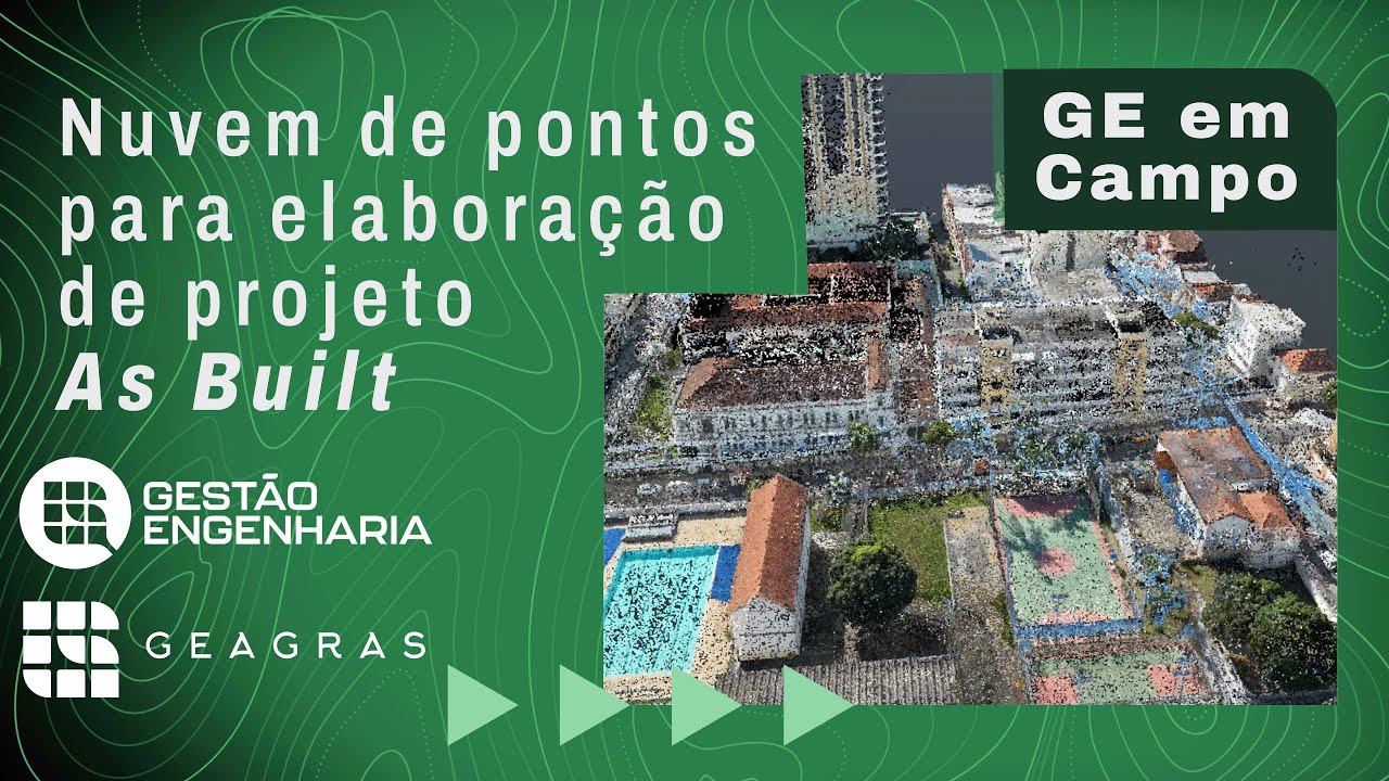 Nuvem de pontos para elaboração de projeto As Built