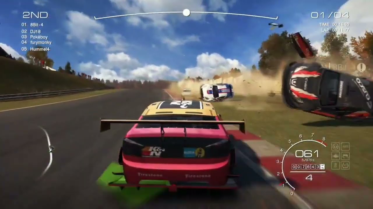 Absolute Cinema (GRID Autosport cinematic wreck) (multiple views)