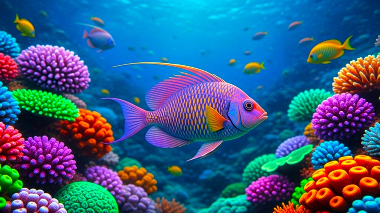 The Best 4K Aquarium - Dive Into The Mesmerizing Underwater Realm, Sea Jellyfish, Coral Reefs #2
