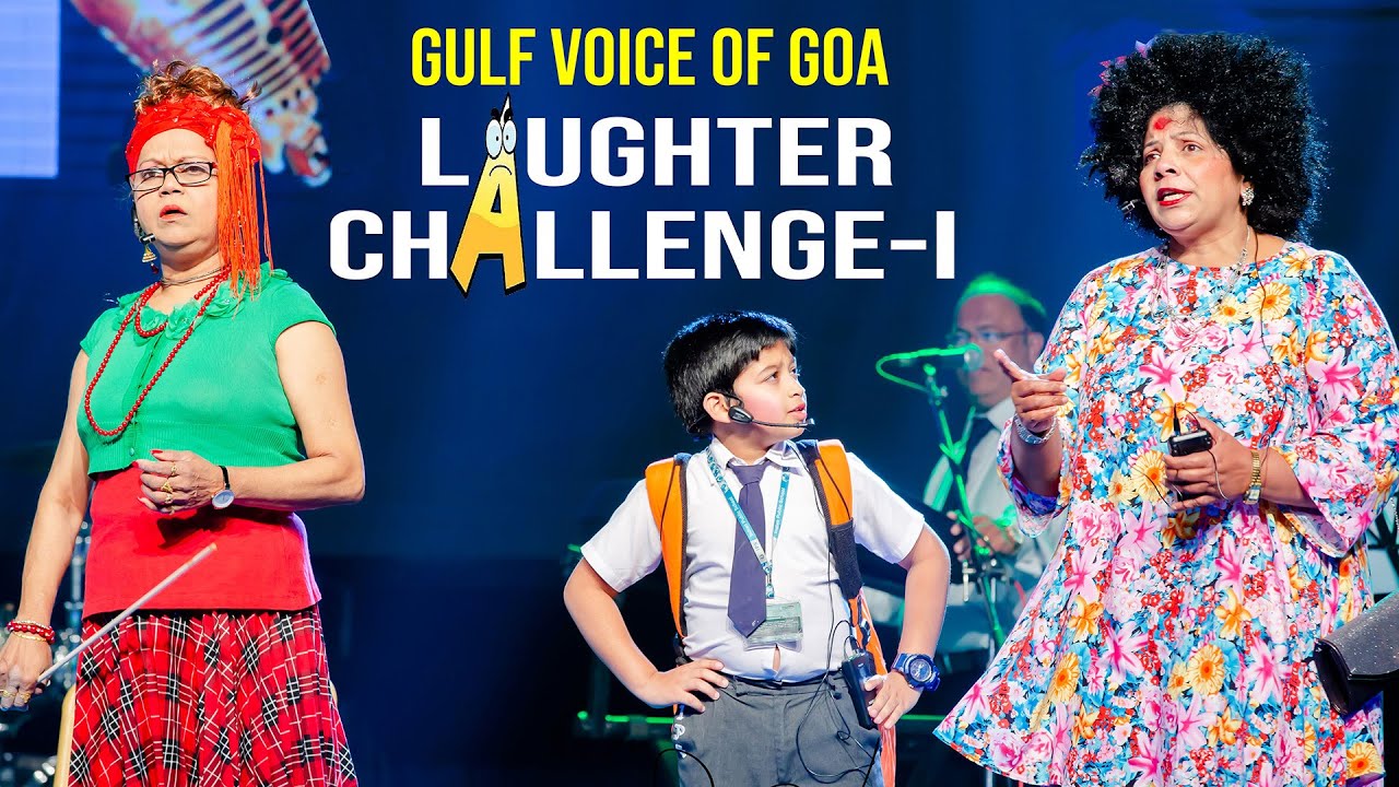 GOAN LAUGHTER CHALLENGE - 1 || GULF VOICE OF GOA || COMEDY QUEEN QUEROBINA || COMEDIAN NELSON ||