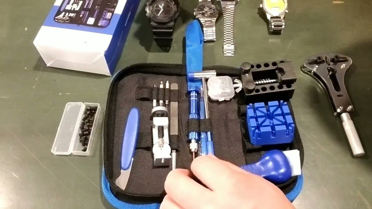 Review ofWatch Repair Kit, Professional Watch Repair Tool, RARTOP Watch Battery Replacement Tool Kit