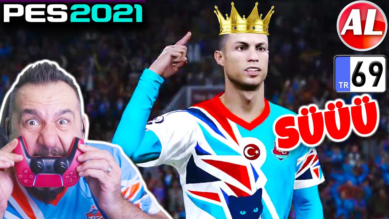 RONALDO KRAL BENİM DEDİ! CARLOS FRİKİK! HAALAND YİNE F&Uuml;ZE! |  PES 2021 ANALİG #69