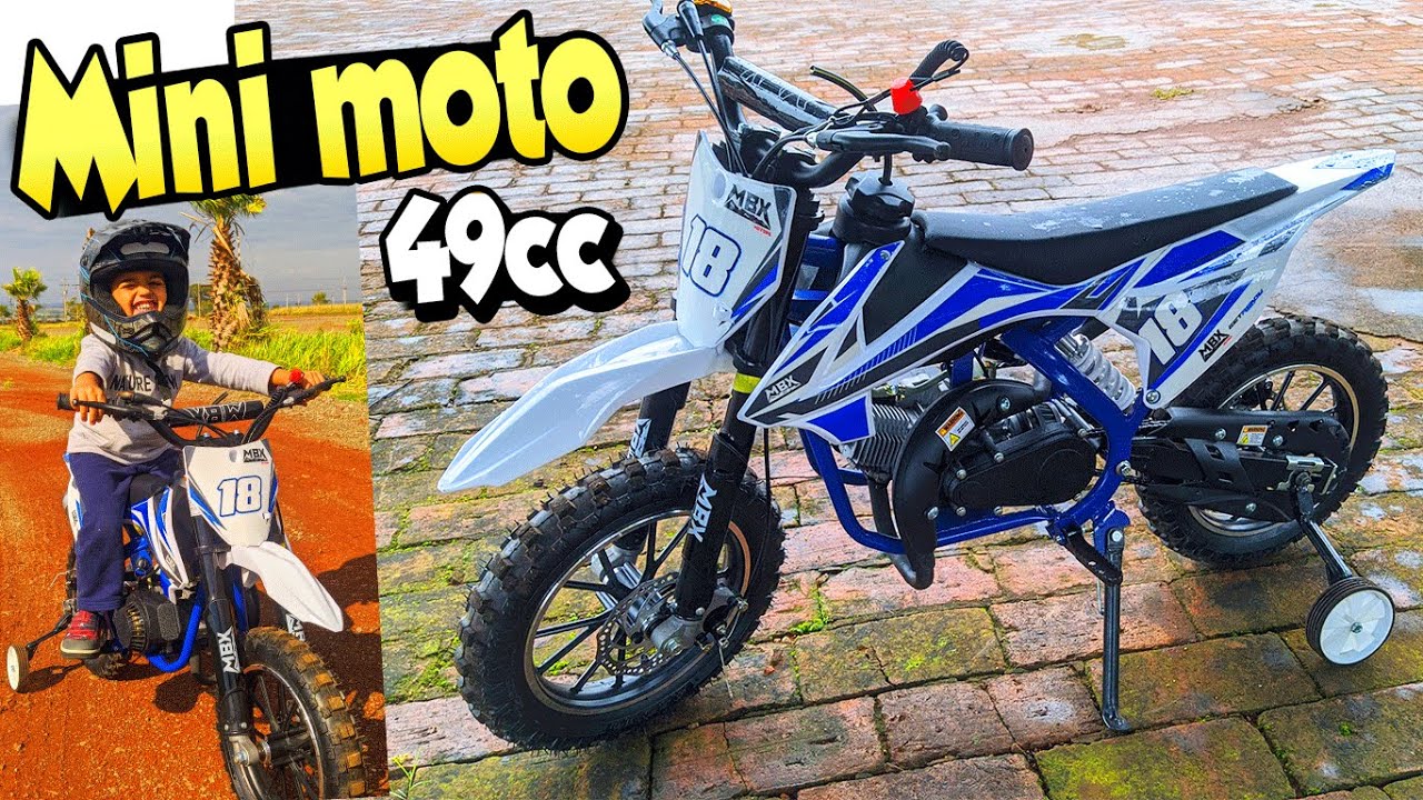 Mini moto cross 49cc 2 tempos