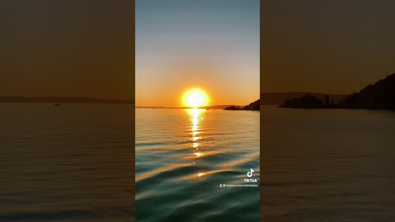 Tihany R&eacute;v to Sz&aacute;nt&oacute;d R&eacute;v😊🌅❤️🚴🏽