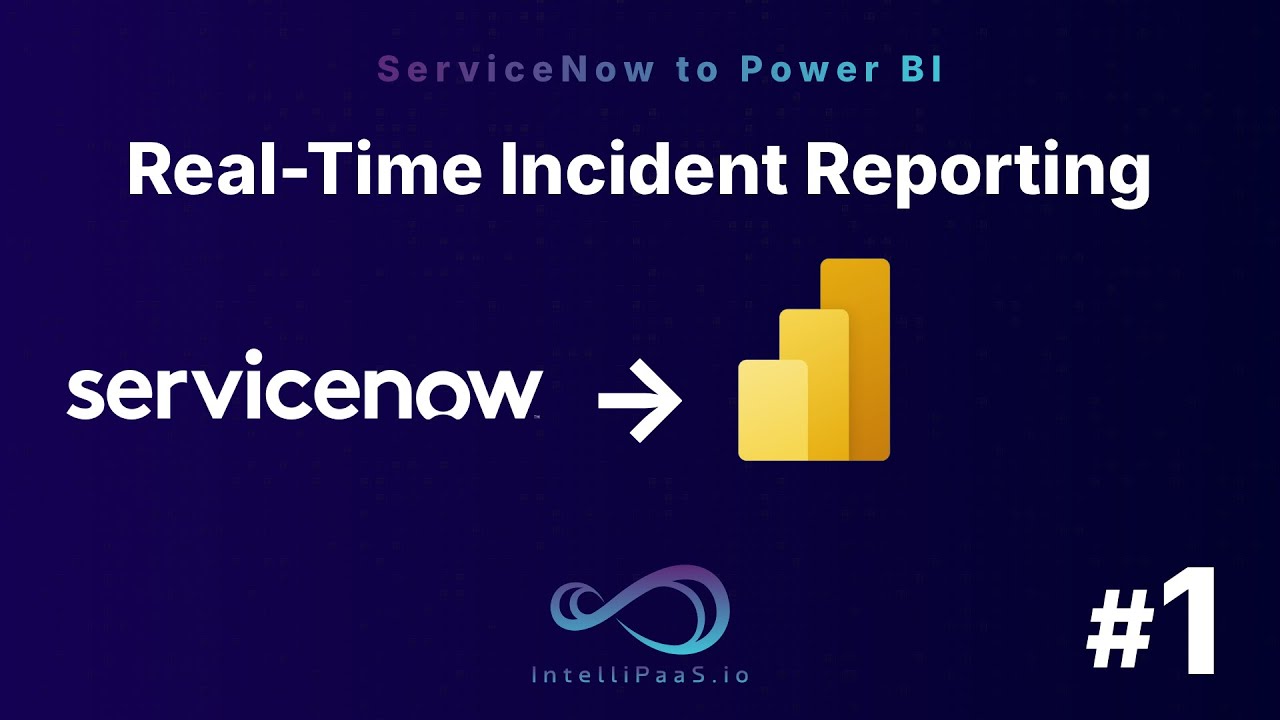 ServiceNow to Power BI: Real-Time Incident Reporting & SLA Dashboards | IntelliPaaS Demo