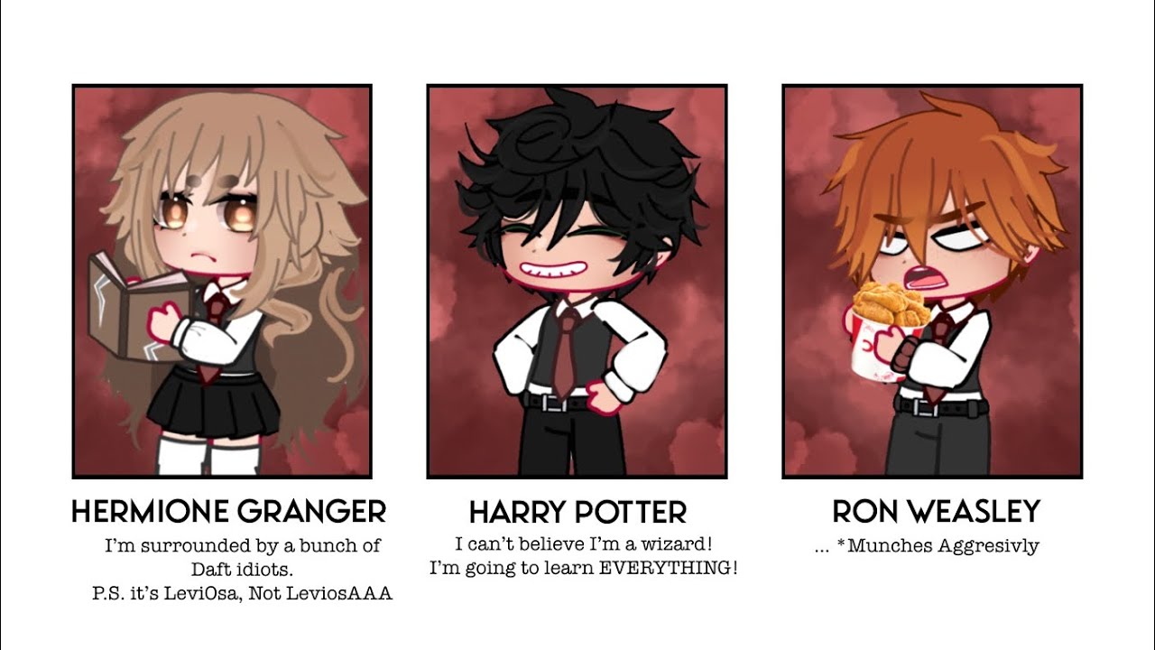 ||【📖】Yearbook Trend || Slight Harco/Drarry || Golden Trio 🦁⚡️ || HP || GC ||