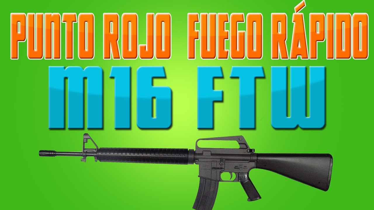 Modern Warfare 3 - M16+Punto rojo+Fuego Rápido