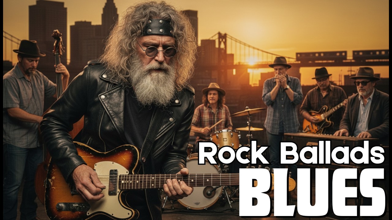 Dark Blues Rock Ballads 70s 80s 90s – Emotional Guitar Classics & Midnight Slow Rock Vibes