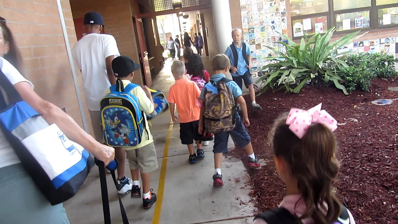 Sienna's first day of Kindergarten Part 1