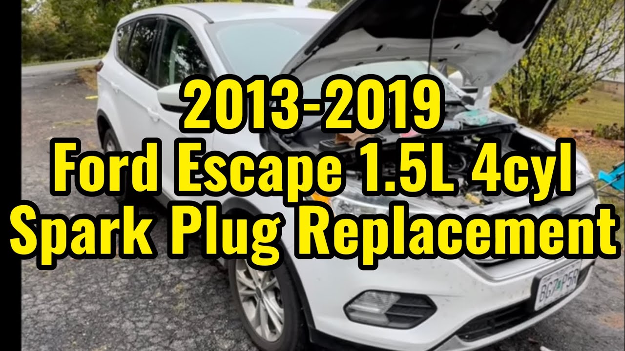 Замена свечей зажигания Ford Escape 1.5L 2013-2019 своими руками | Включает в себя ремонт заклини...