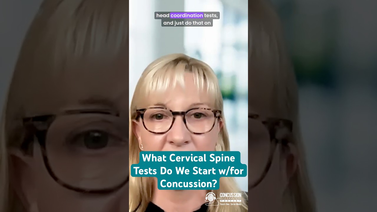 What Cervical Spine Tests Do We Start w/for Concussion? | Dr. Julia Treleaven, PhD #neckpain #Physio