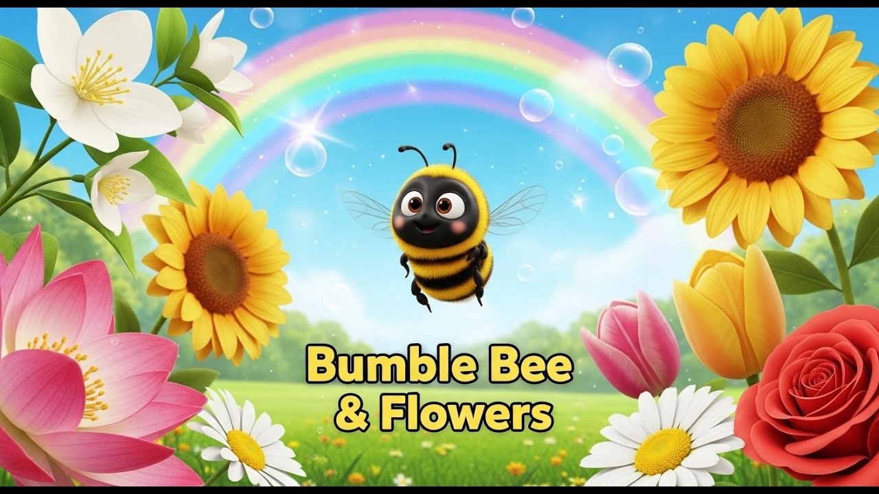 Malligai Poo enga pooreenga  ? | | Bumble Bee Song - Tamil Kids Rhymes for Kids