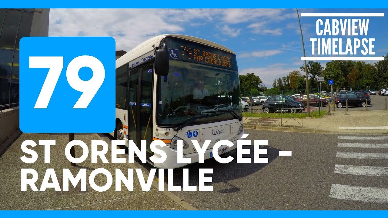 Ligne 79 • St Orens Lycée/Ramonville TIMELAPSE