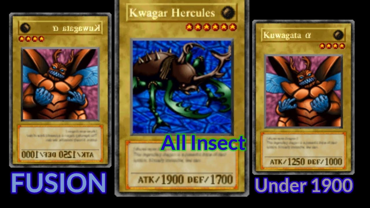 Yugioh Kuwagata @ Fusion Kwagar Hercules  YuGiOh! Forbidden Memories PSone