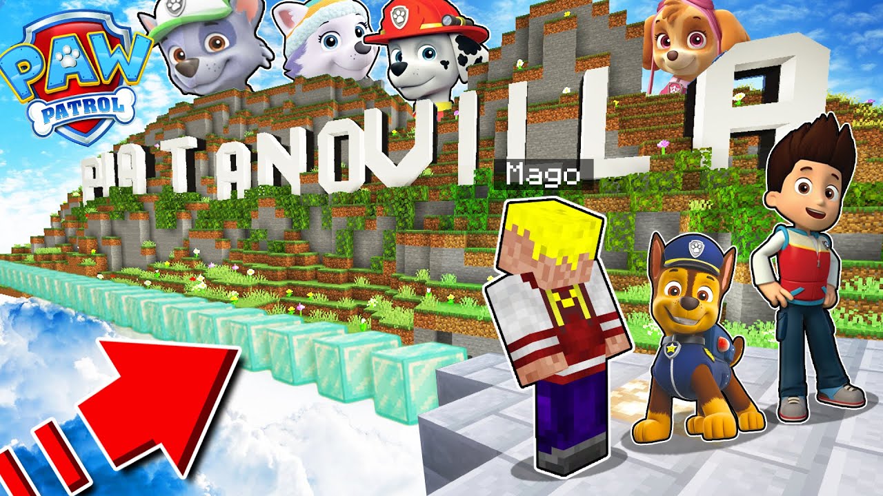 EL PARKOUR SECRETO DE PAW PATROL EN MINECRAFT