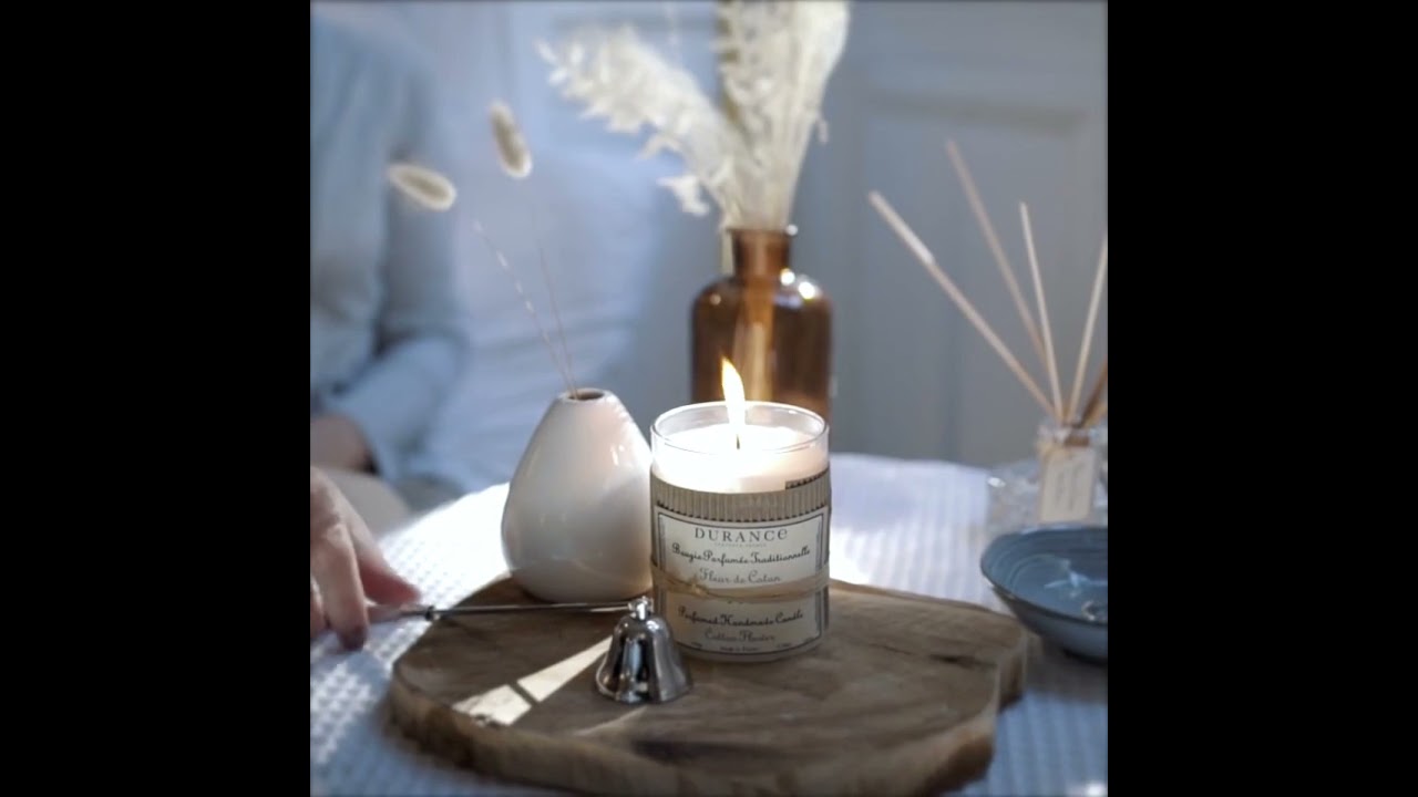 Bougie Fleur de Coton Durance