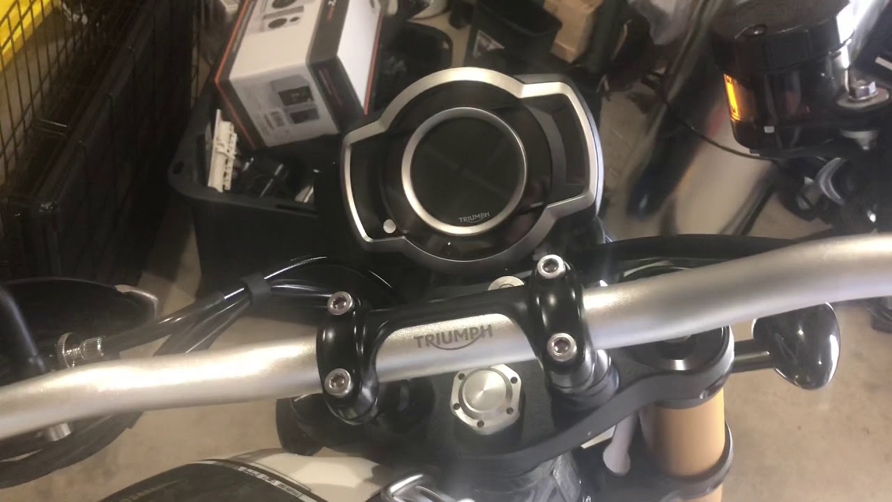 Triumph Scrambler 1200 xe service reset
