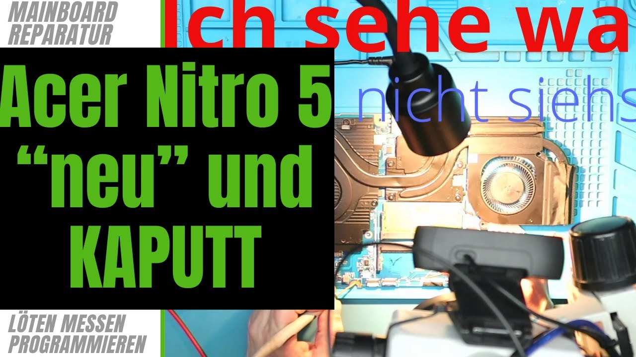 Acer Nitro 5 neuer Laptop defekt - was ist denn hier passiert?!