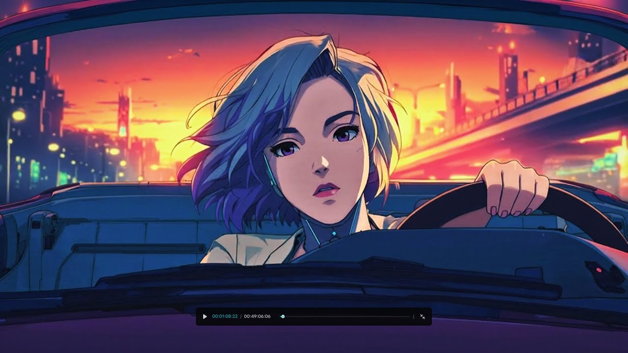 Late Night Drifting Alone Through the City | Emotional Synthwave Journey