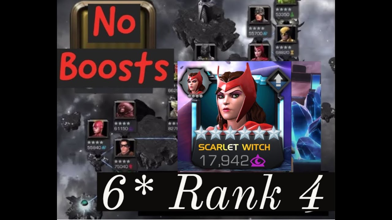 6 ⭐ Rank 4 Scarlet Witch ROL Speed Run Madness