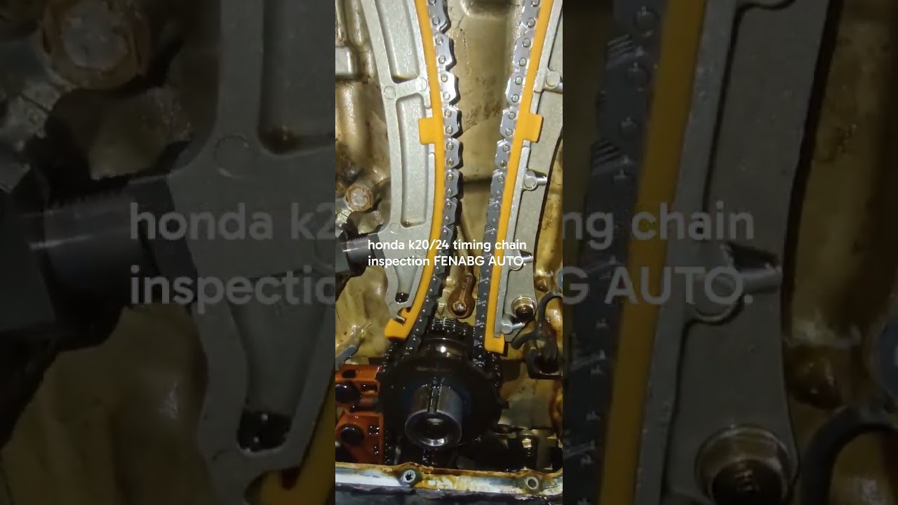 Малко по подробно видео за инспекция на състоянието на веригата на K20 и к24 двигатели на HONDA