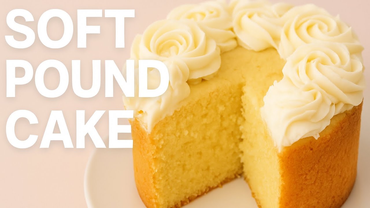 “Soft & Buttery Pound Cake | Bakery Style | No-Fail Moist Recipe!”