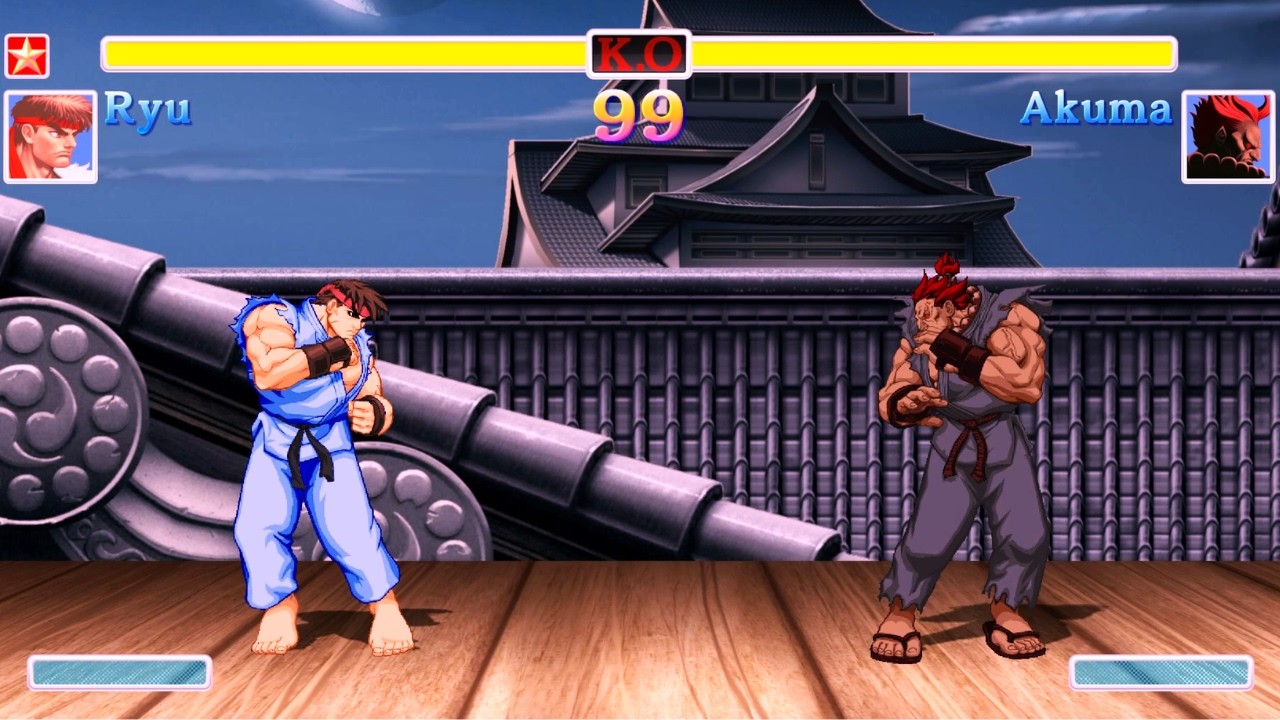 Ryu vs Akuma (Hardest) Ultra Street Fighter 2: The Final Challengers.