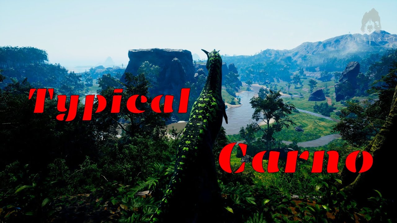 Typical Carno gameplay  | The Isle Evrima | Сarnotaurus Gameplay